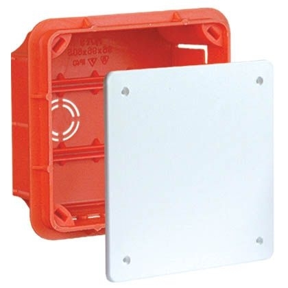 Kuti instalimi Elektro-Plast, 100 x 100 x 62 mm, portokalli