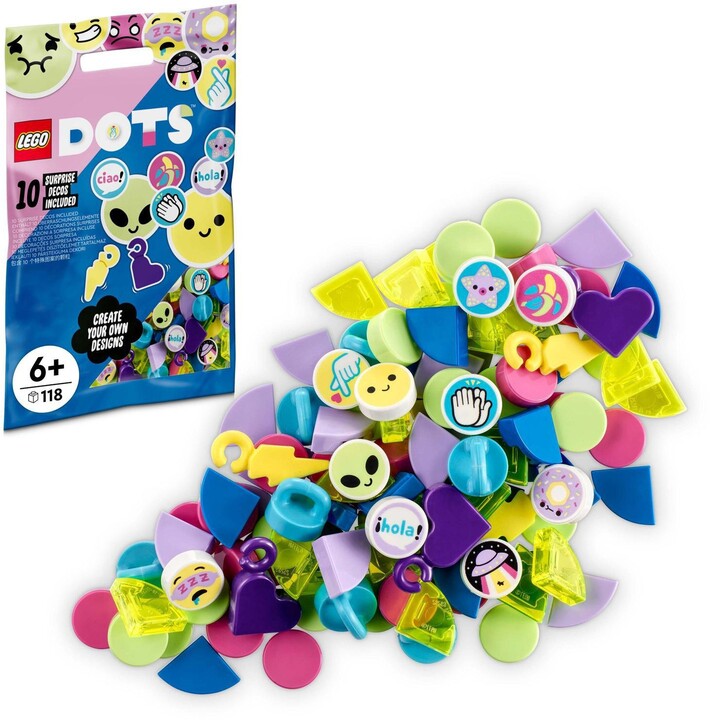 Aksesorë LEGO DOTS 41946 DOTS - seria e 6-të, 118 pjesë