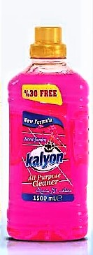 Pastrues sipërfaqesh Kalyon, pembe 1,5 lt