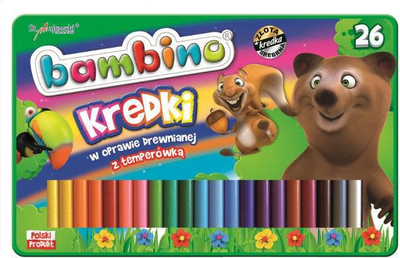 Ngjyra druri St. Majewski Bambino Crayons, 26 copë