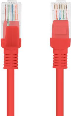 Kabllo Lanberg Patchcord, Cat5e, pa mbrojtje, 1.5m, e kuqe (PCU5-10CC-0150-R)