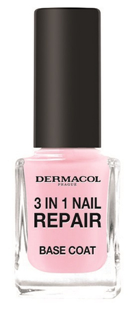 Forcues për thonjë Dermacol 3in1 Nail Repair (Base Coat), 11 ml