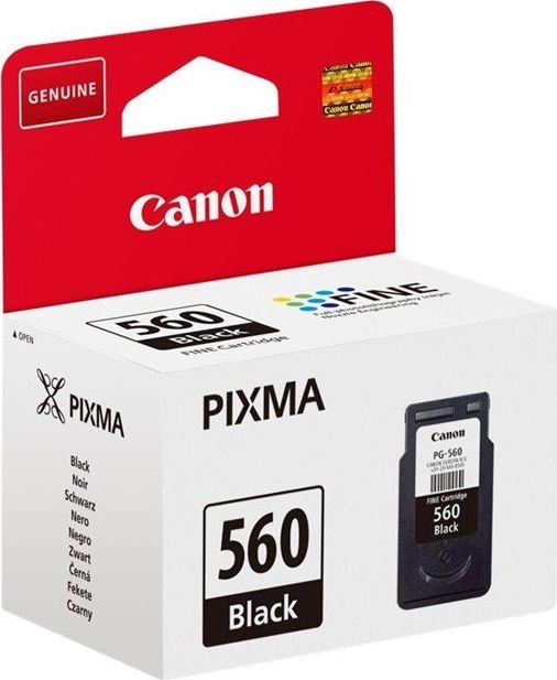 Ngjyrë për printer Canon Ink PG-560, e zezë