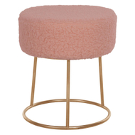 Stol Karlo Φ35x41Hcm (HM8411.22), rozë/ ari