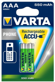 Bateri për telefon VARTA AAA 550 mAh, 2 copë
