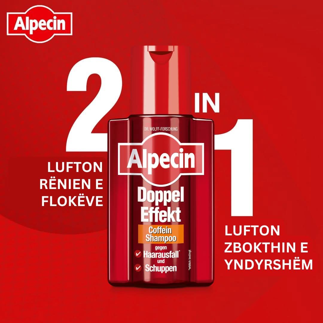Alpecin Double Effect, 200ml  Efekt të dyfishtë