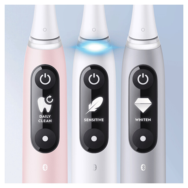 Set furça elektrike Oral B iO6 Series Duo Pack Black/Pink Sand Extra Handle, 2 copë