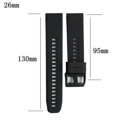 Rrip ore 4wrist Garmin Fenix ​​7X/Fenix ​​6X/Fenix ​​5X Plus/Fenix ​​3 - 26 mm, i zi