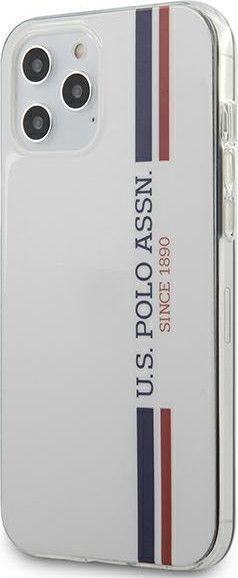 Mbrojtëse US Polo Assn për iPhone 12 Pro Max, e bardhë