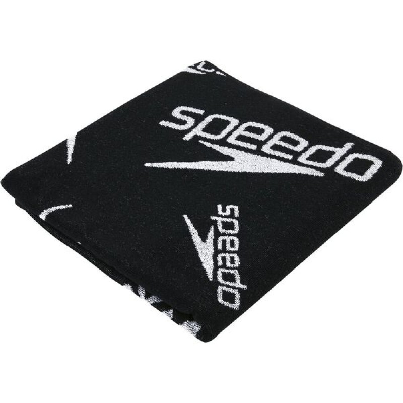 Peshqir plazhi/palestre Speedo, i zi/bardhë