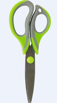 Gërshërë Grand, 14.5 cm, të hirta/gjelbra
