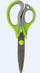 Gërshërë Grand, 14.5 cm, të hirta/gjelbra