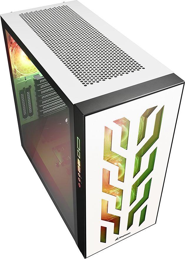 Kasë Sharkoon Elite Shark CA300T ARGB, e bardhë, Full Tower