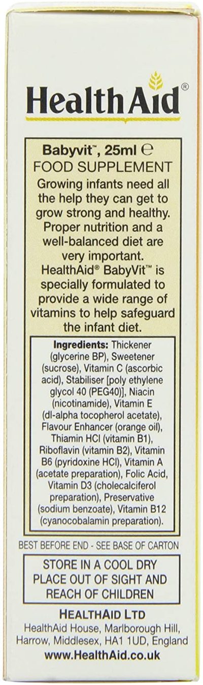 Pika Baby Vit (bebe dhe fëmijë 0-4 vjet) nga HealthAid, 25ml