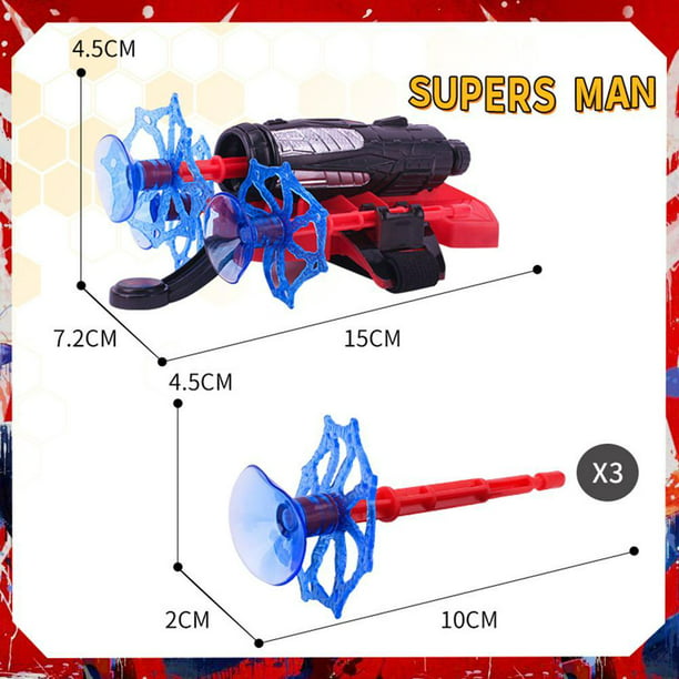 Lodër për fëmijë - gjuajtës i shtizave Spiderman LFGJKS, kuqe/zezë