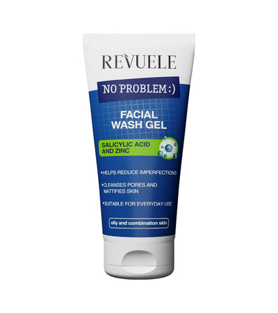 Xhel pastrues për fytyrë Revuele No problem Salicylic Acid and Zinc, 200 ml