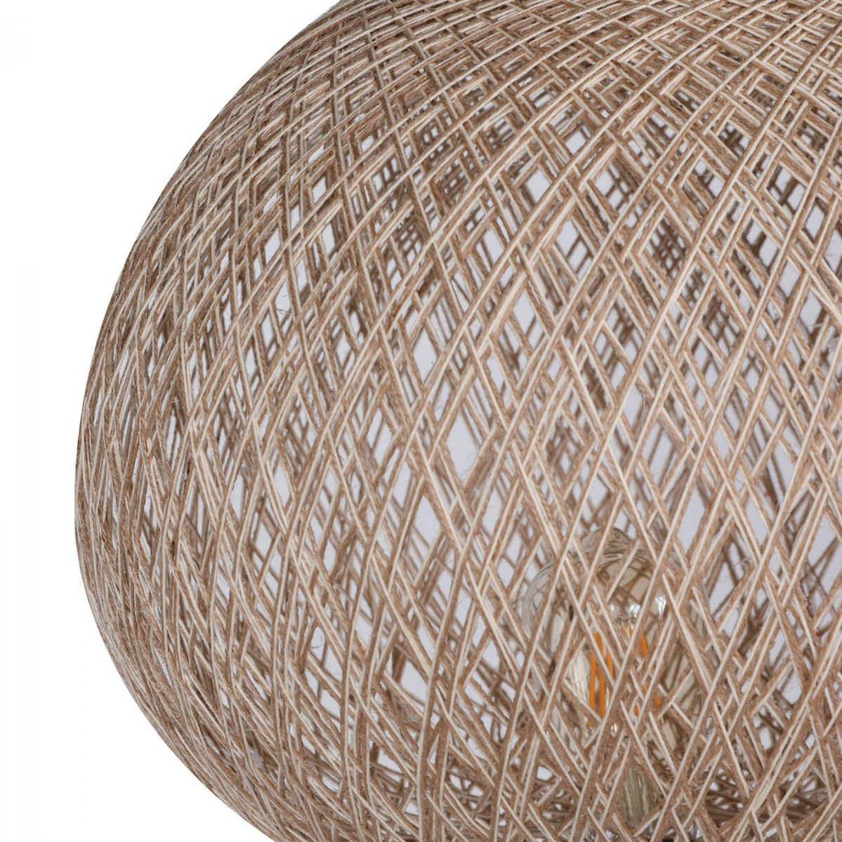 Llambë dyshemeje druri + litar Ø38×145 cm (HM7376.01)