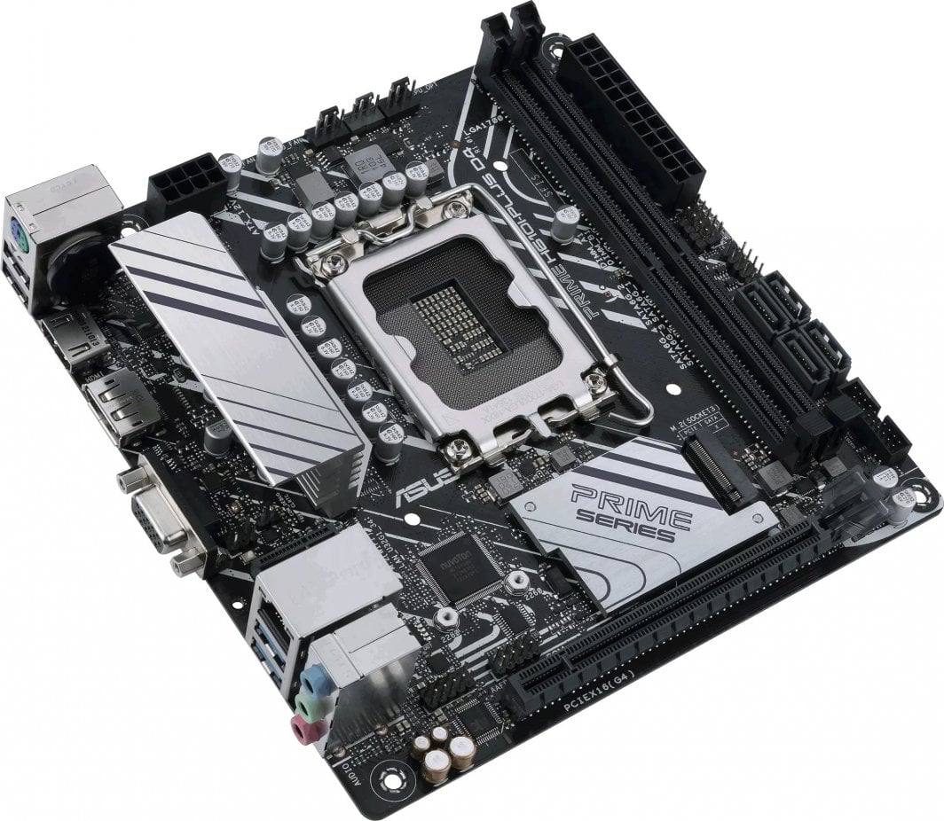 Pllakë amë ASUS PRIME H610I-PLUS D4-CSM, Intel H610, Socket 1700, 2 slota, Mini ITX
