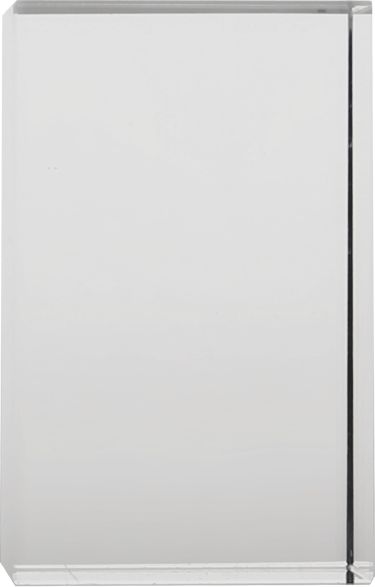 Trofe xhami Triumph Cuboid (KR5080), i bardhë