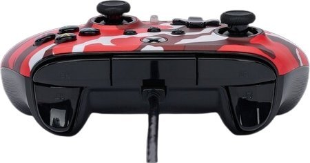 Kontroller PowerA Enhanced Red Camo, me kabllo, i bardhë / i kuq