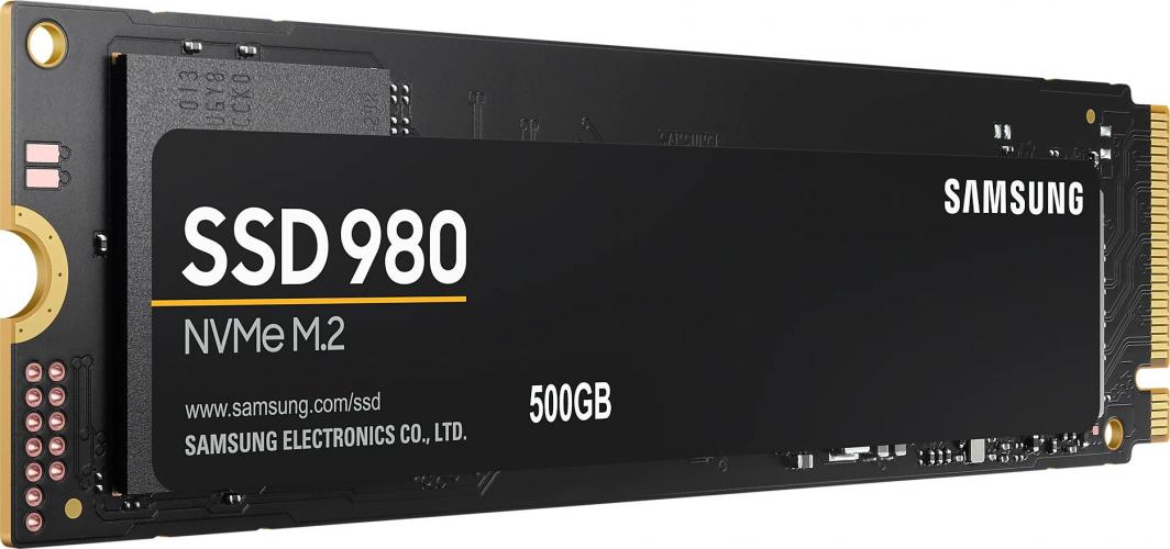 SSD диск Samsung 980, 500GB, M.2 2280 PCI-E x4 Gen3 NVMe