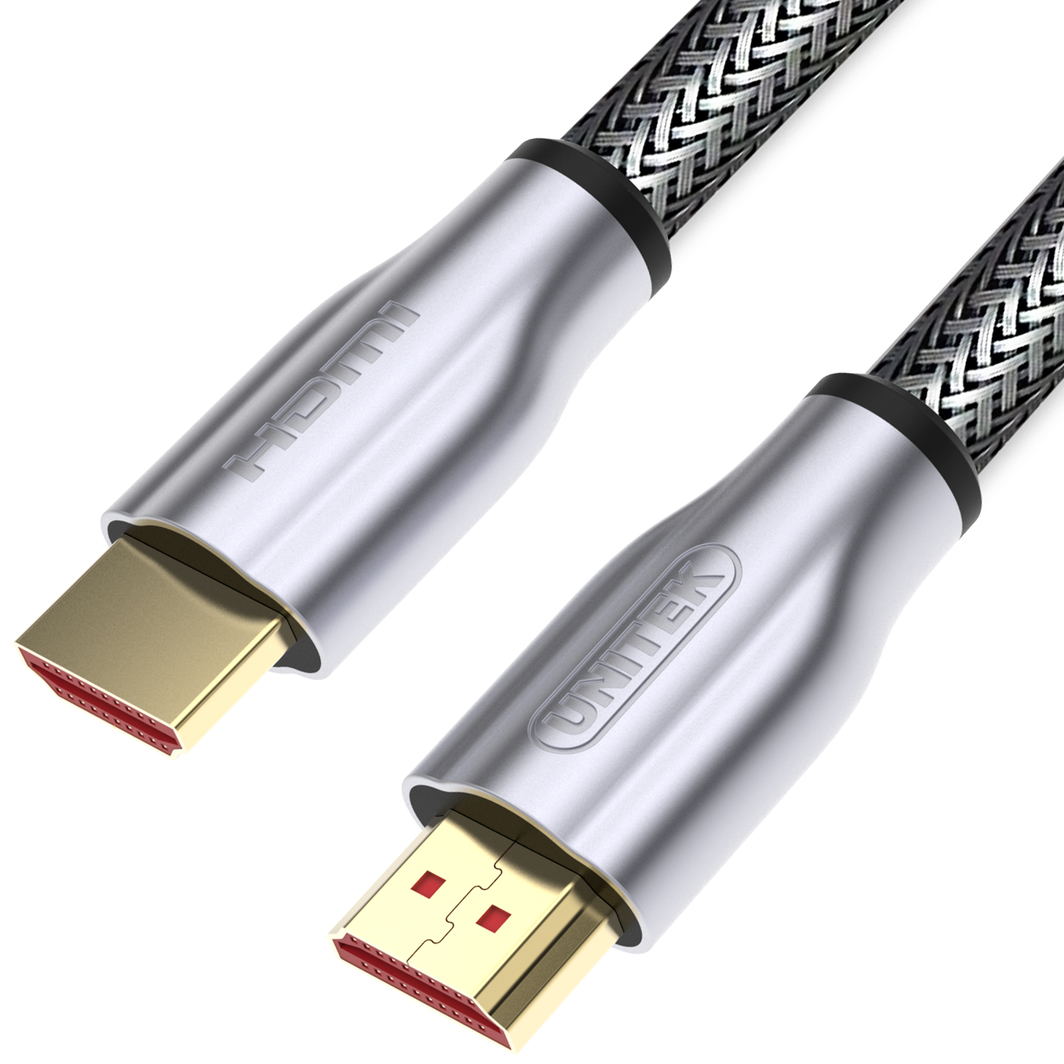Kabllo Unitek HDMI - HDMI 1m ngjyrë aregjendi (Y-C136RGY)