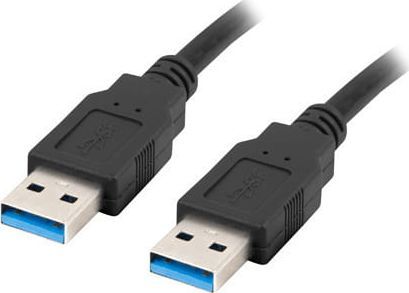 Lanberg USB-A до USB-A Кабел, 1.8 m, USB 3.0, Црн