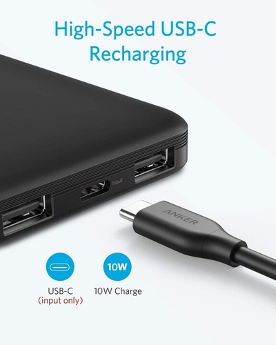 Powerbank Anker me karikim wireless, 10000mAh, i zi