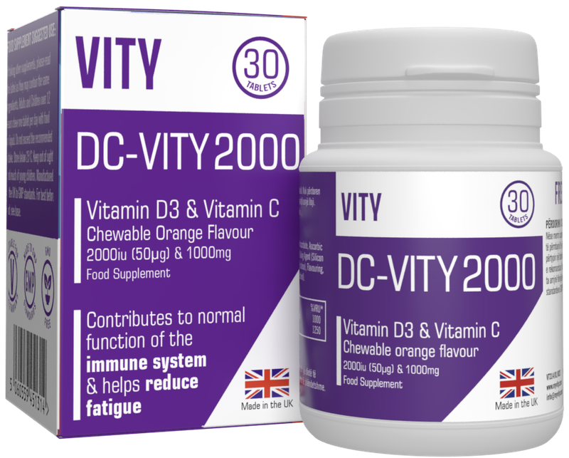 Vitamin D3&C VITY, 30 tableta