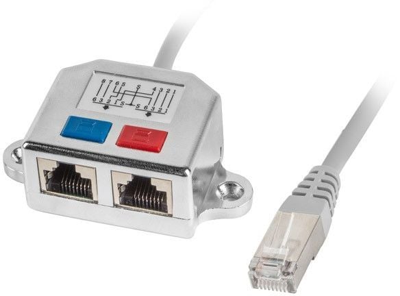 Сплитер Lanberg Lan RJ45 - 2x RJ45 FTP