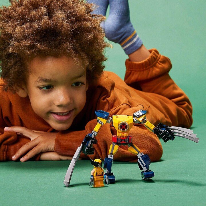 Set lodër LEGO Marvel Super Heroes 76202 Wolverine's robotic armor, 141 pjesë