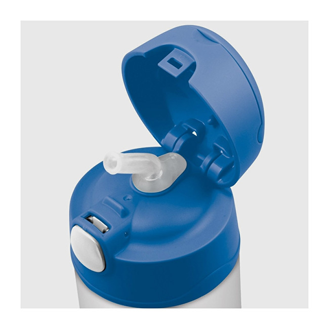 Gotë termike Thermos FUNtainer, e kaltër-argjend 335 ml