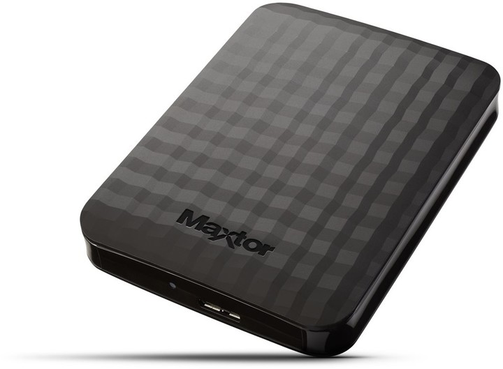 Hard disk i jashtëm Maxtor M3 Portable - 4TB, USB 3.0,  i zi