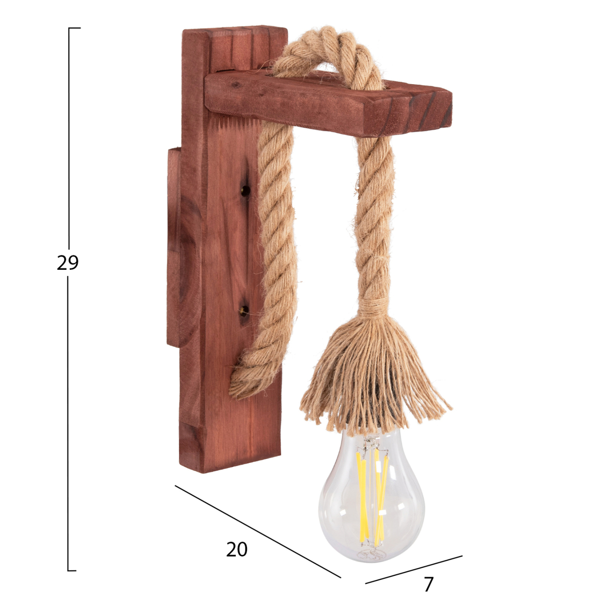 Dritë muri Barn 7x20x29Hcm (HM4469)