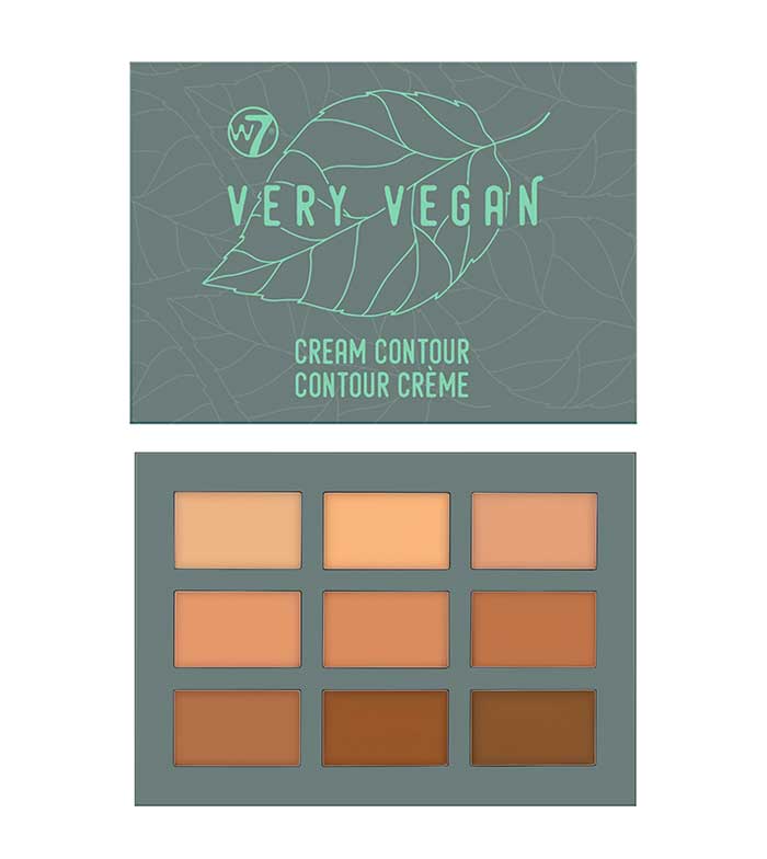 Paleta kremoze për konturim, W7 Very Vegan, 10.8gr