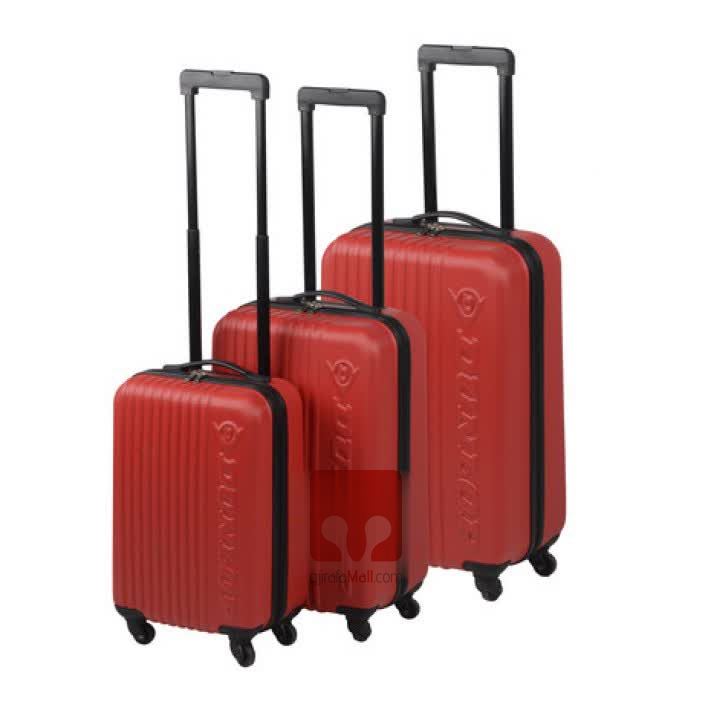 Set valixhesh 3 copë 18/22/26", të kuqe