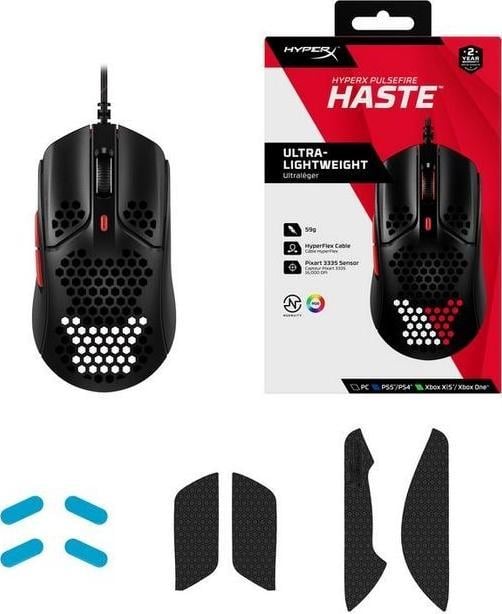 HyperX Pulsefire брзо глувче, црно