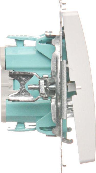 Buton i ziles Kontakt-Simon, 250V, 10A, i bardhë