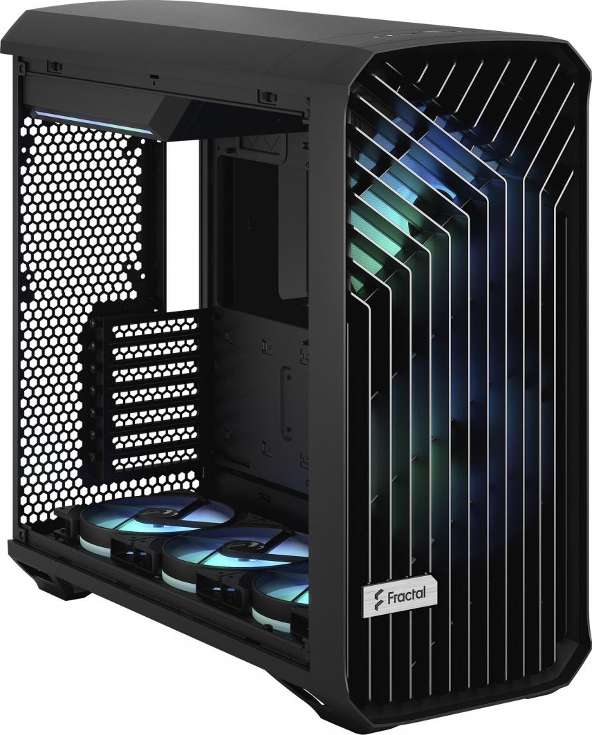 Kasë Fractal Design Torrent RGB TG Light Tinte, e zezë, Full Tower