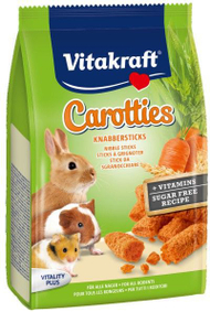 Ushqim për brejtës Vitakraft CAROTTIES, 50g  Ushqim për brejtës Vitakraft CAROTTIES, 50g