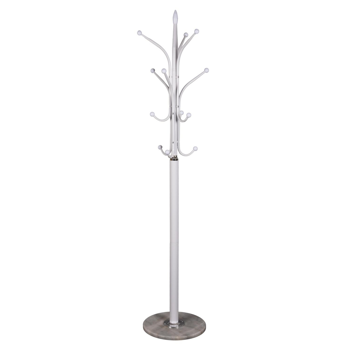 Varëse dyshemeje me 13 vende Φ37x180Hcm (HM9573.02), bardhë