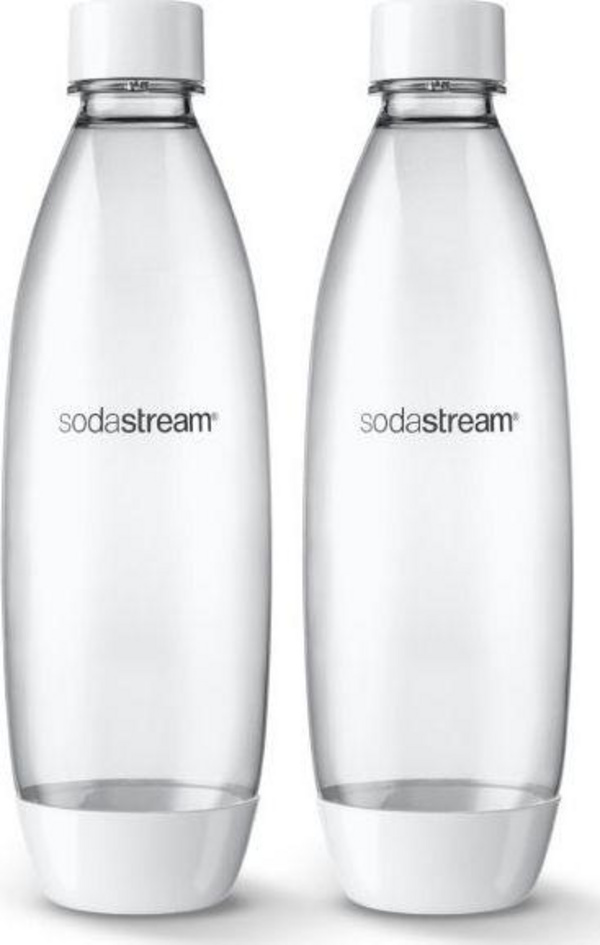 Shishe Fuse Sodastream, 1l, 2 copë, transparente