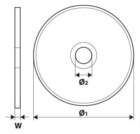 Disk prerës për metal Verto, 115 x 1.5 x 22.2 mm 