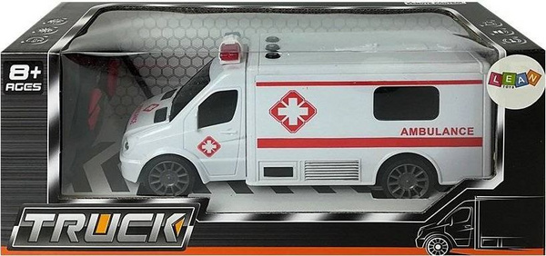 Lodër me telekomandë LeanToys Ambulancë