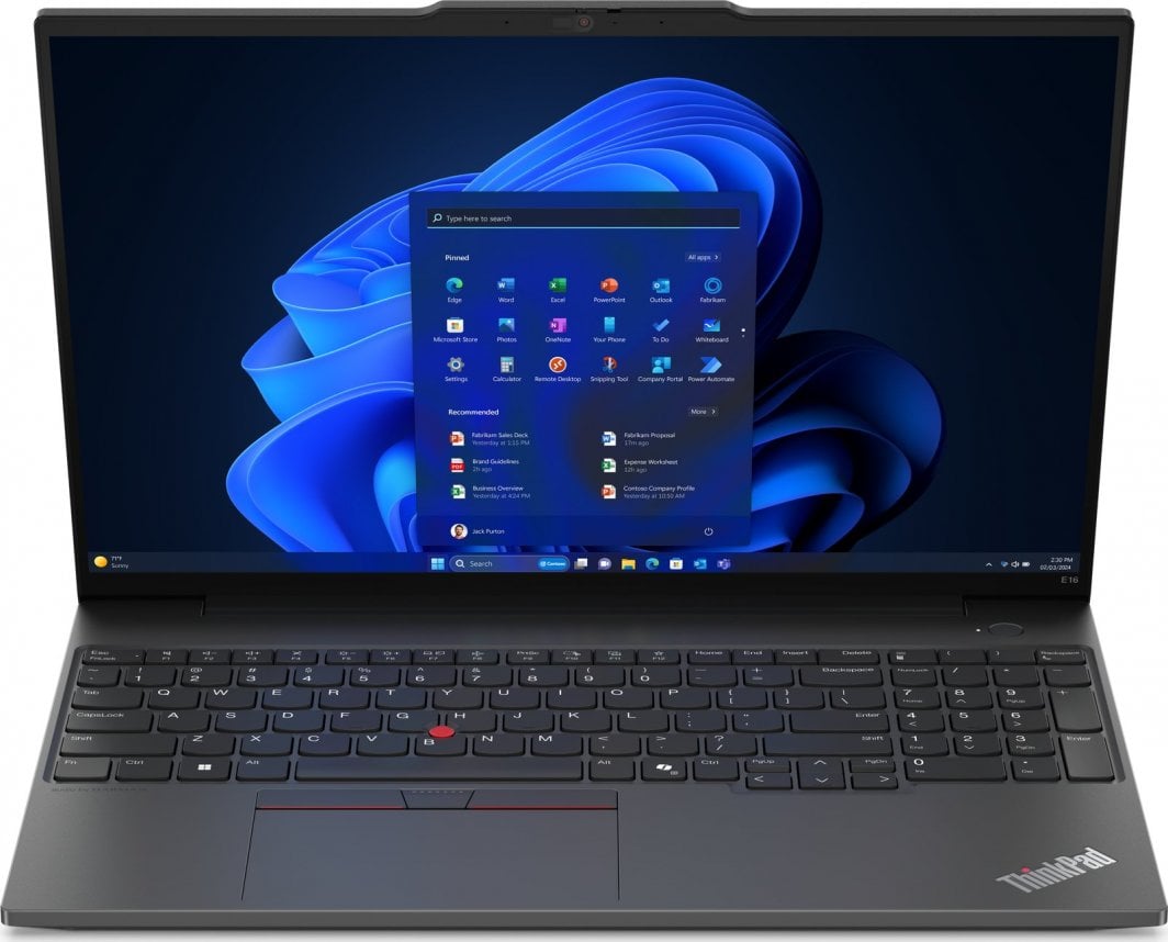 Laptop ThinkPad E16 G2, 16", Ryzen 5 7535HS, 16GB RAM, 512GB SSD
