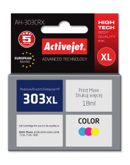 Ngjyrë për printer Activejet AH-303CRX (zëvendësim për HP 303XL T6N03AE), 18 ml, e kaltër / vjollcë /  e verdhë