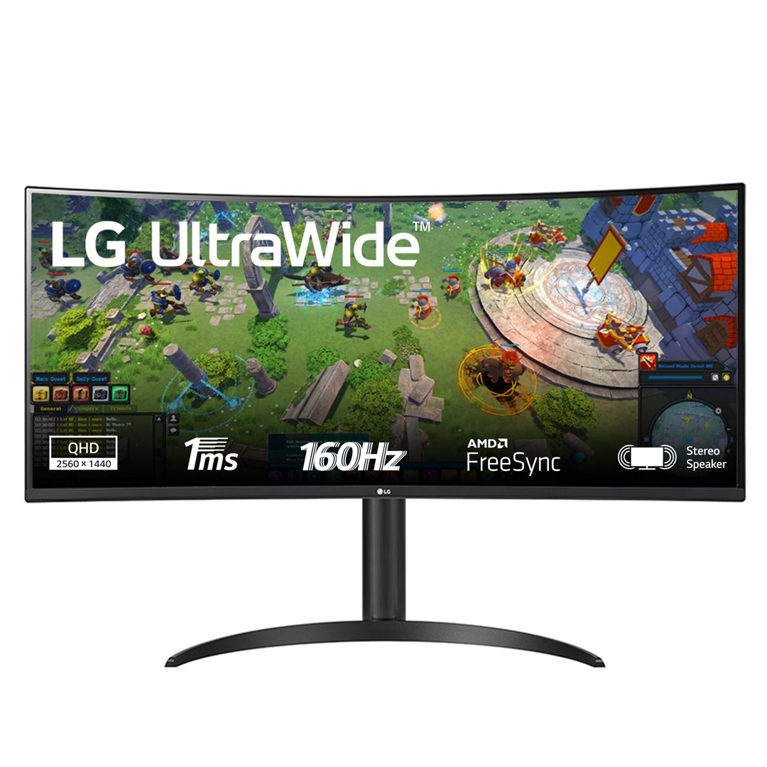 Монитор LG 34WP65CP-B.AEU, 34", 3440 x 1440, Quad HD, 160 Hz