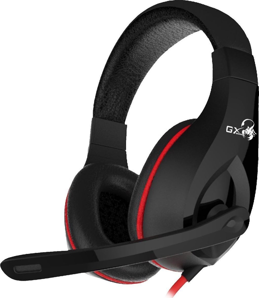 Kufje Genius HS-G560, të zeza/kuqe