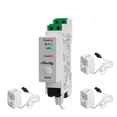 Matës i energjisë Shelly Pro 3EM-400A