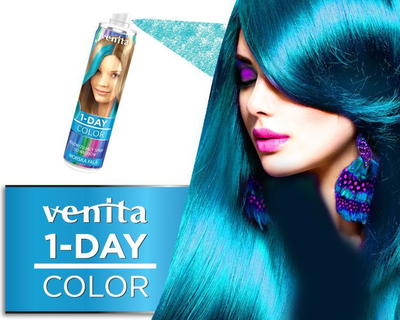 Sprej me ngjyrë për flokë Venita 1-Day, 12 sapphire blue